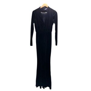 Stella Laguna Beach Jumpsuit Women's Size Small Long Sleeve Velvet